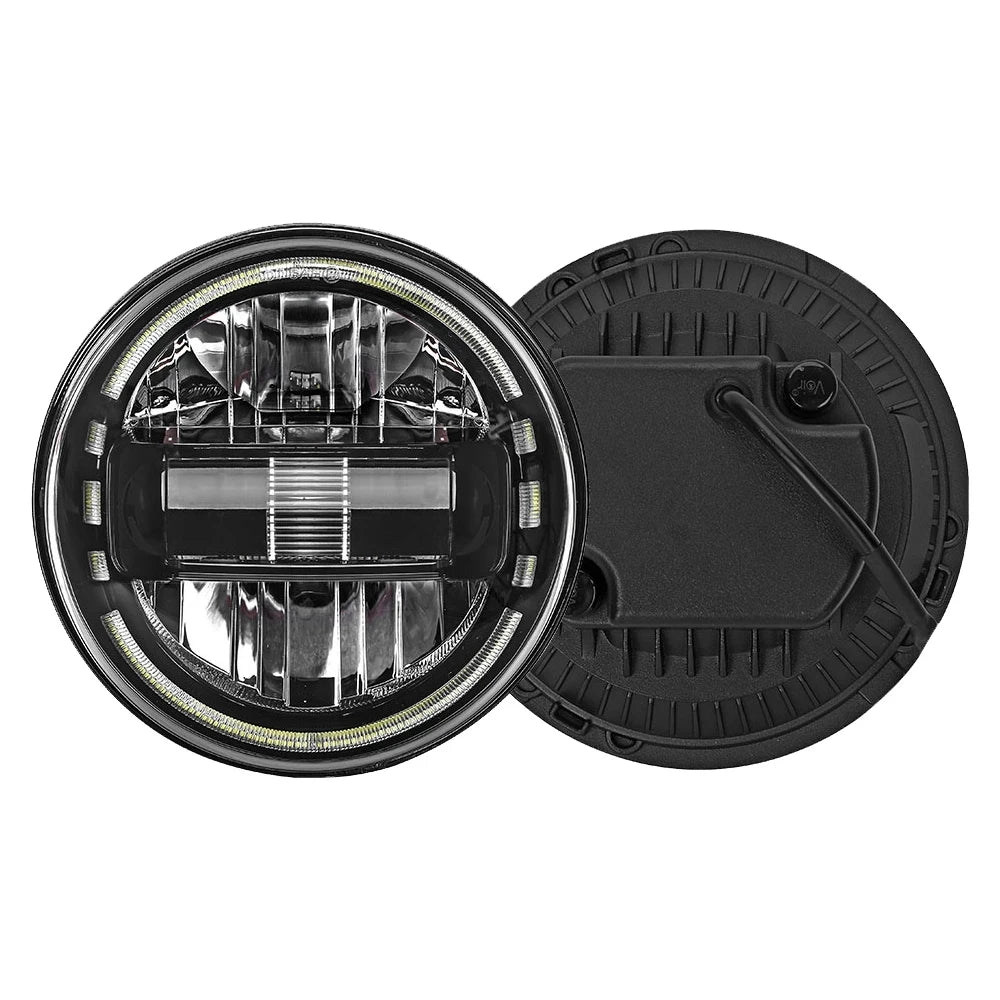 7 Inch Led Headlights DOT Approved Round Headlight with DRL Hi-low Beam for Jeep Wrangler JK