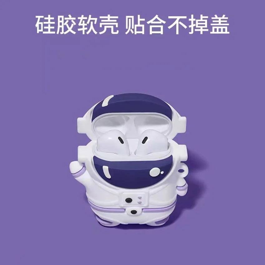 Spaceman Astronaut Protective Cover for Air Pods