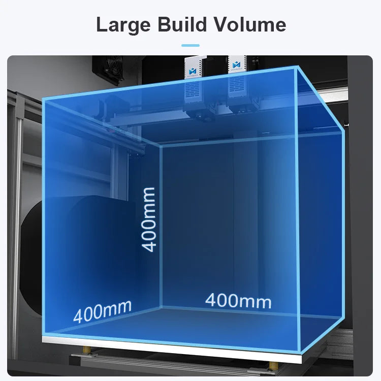 MD-400D High Speed FDM 3d Printers with Two Extruders for Aerospace Industry