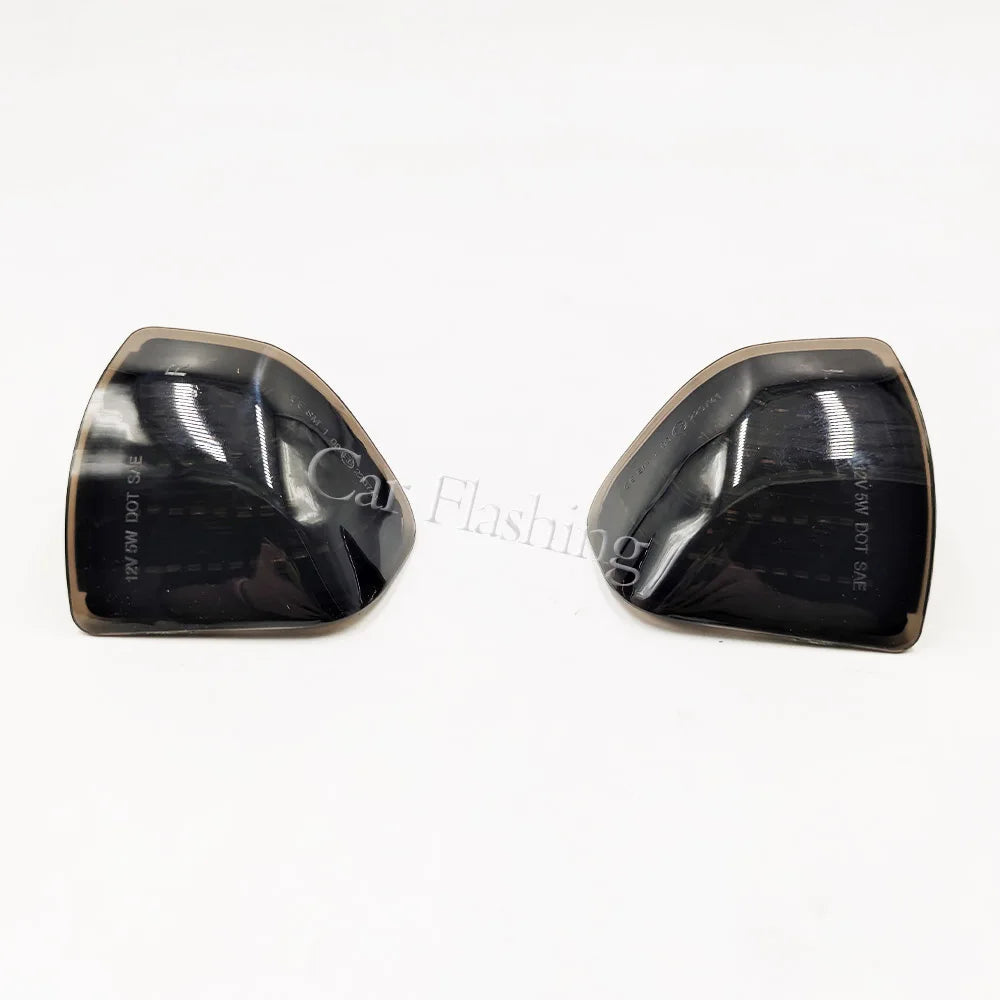 2Pcs For Dodge Ram 1500 2500 3500 Front Mirror Turn Signal Light Clear Smoke Lens Amber LED Side Mirror Turn Signal Lights