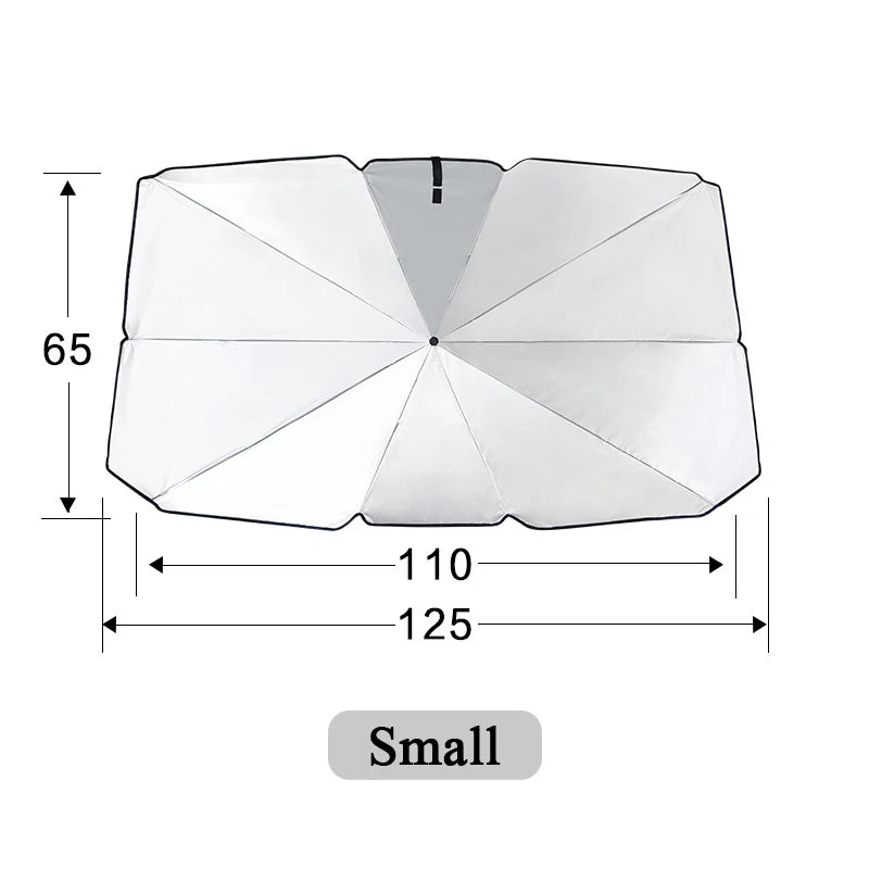 Factory Price Car Umbrella Automatic for Front Windshield Foldable Reflector Sun Shade Umbrella for Car