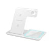 Trending Products 2025 New Arrivals 15W Fast Charger Magnetic 3 in 1 Wireless Charger with Led Lamp for Iphones 15 Pro Max