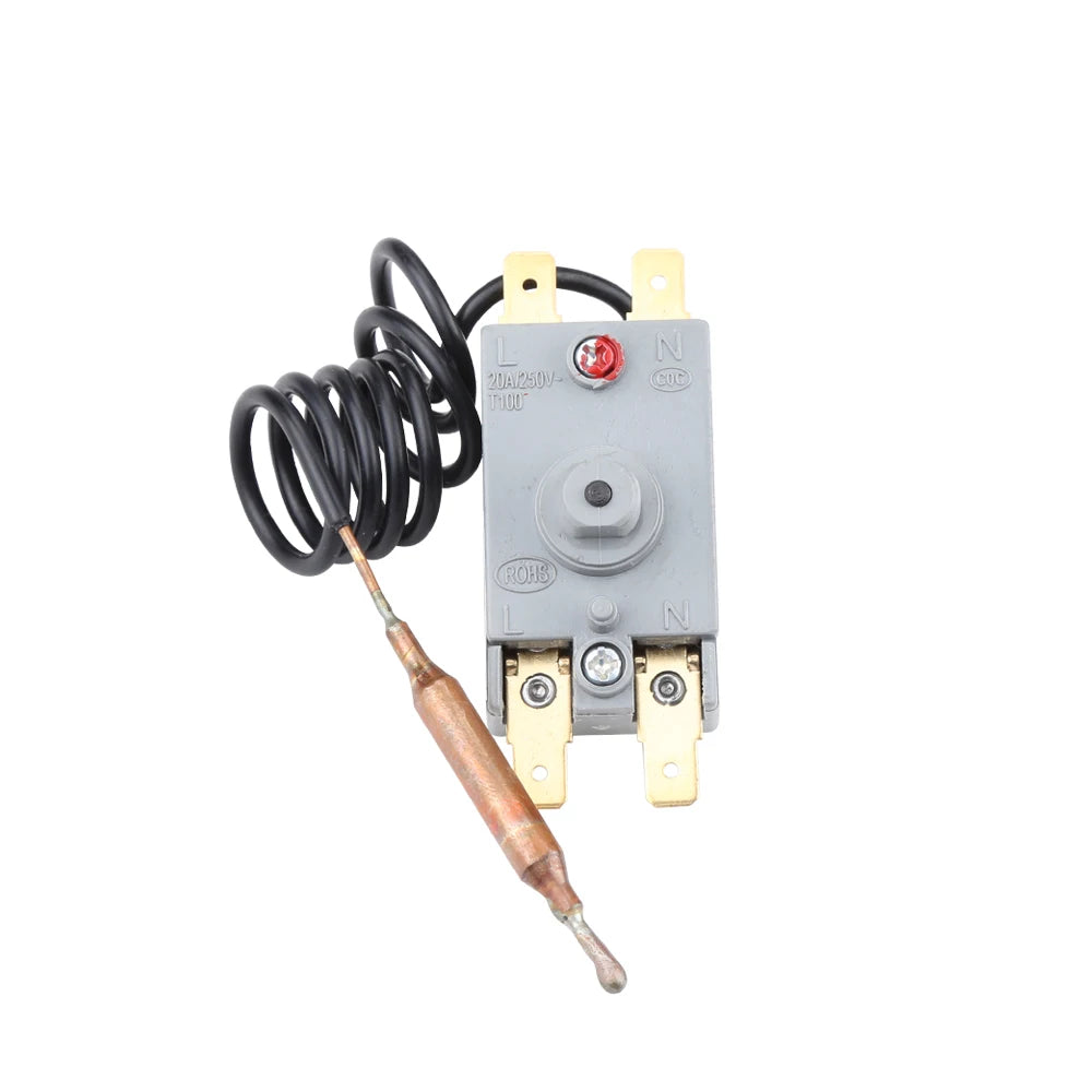 Ensure safety and efficiency with this 95°C water heater universal four-plug probe temperature limiter—complete with a water level probe and solar sensor (model WQS95-12).