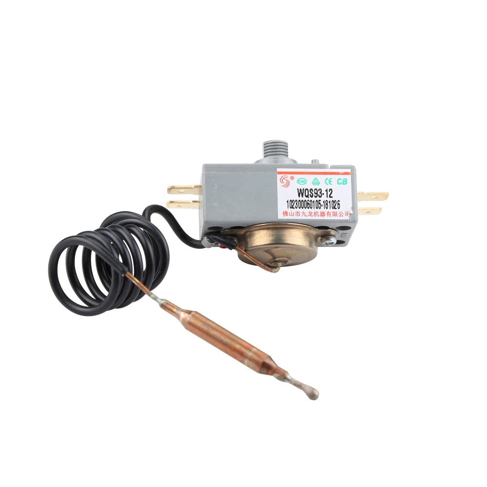 Ensure safety and efficiency with this 95°C water heater universal four-plug probe temperature limiter—complete with a water level probe and solar sensor (model WQS95-12).