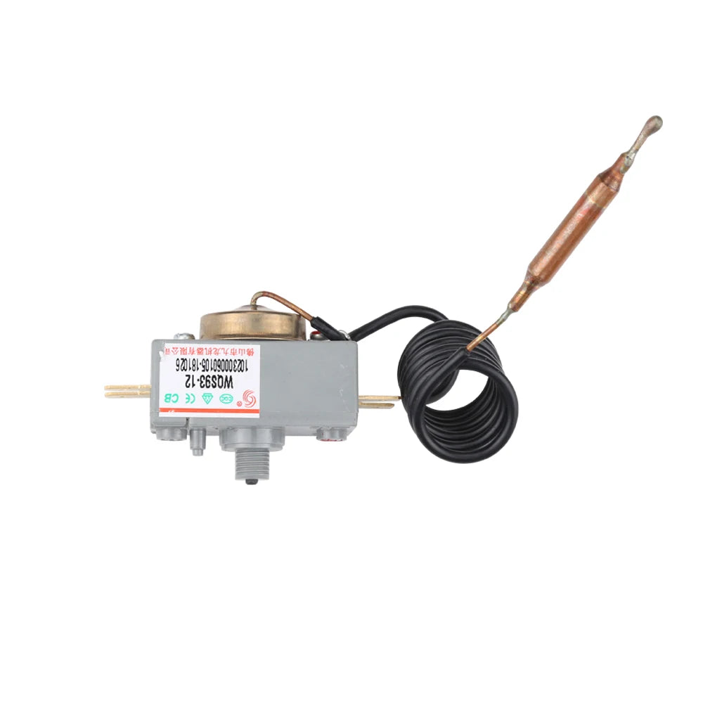 Ensure safety and efficiency with this 95°C water heater universal four-plug probe temperature limiter—complete with a water level probe and solar sensor (model WQS95-12).
