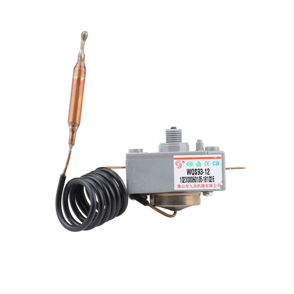 Ensure safety and efficiency with this 95°C water heater universal four-plug probe temperature limiter—complete with a water level probe and solar sensor (model WQS95-12).