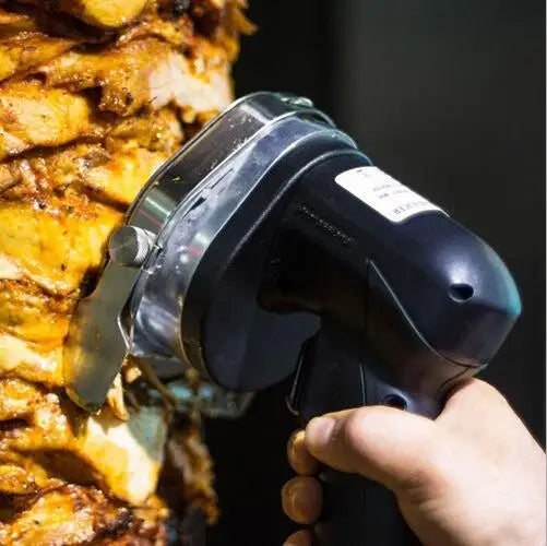 110V 220V Electric Kebab Slicer Meat Cutter Handheld BBQ Roast Meat Cutting Machine With Two Blades Barbecue Slicer