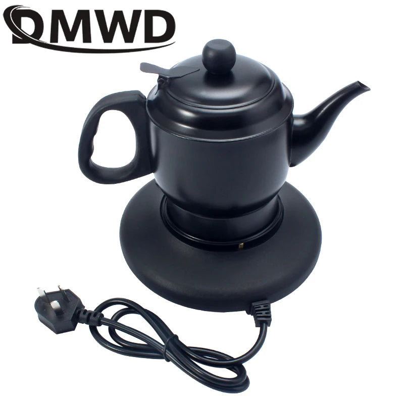 DMWD Stainless Steel Thermal Insulation 500W Electric Kettle Teapot 1.2L  Automatic Hot Water Heating Boiler Tea Pot 220V