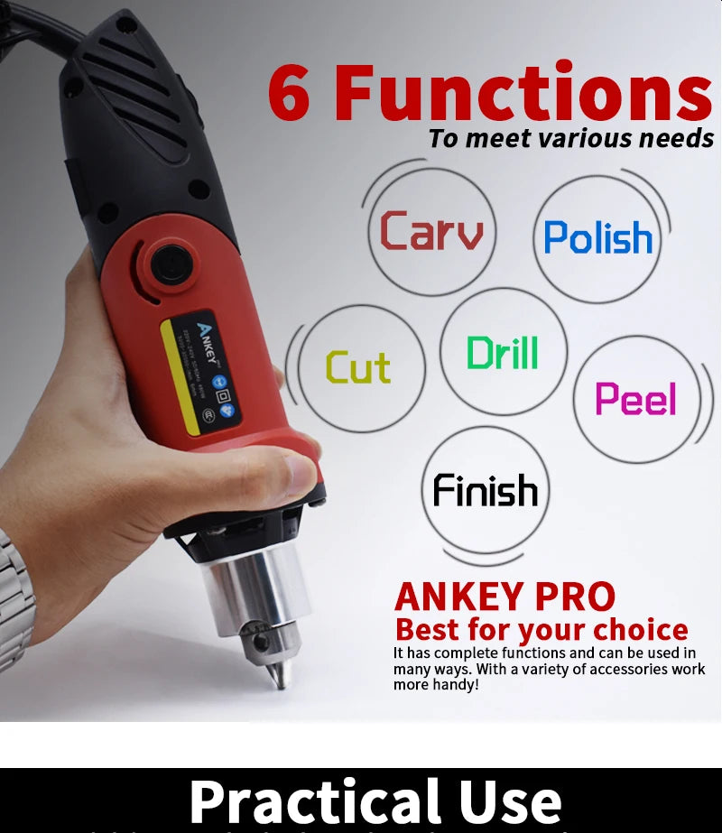Electric Drill Engraving Pen Grinder Mini Drill Power Tools DIY Drill 480W Engraver Dremel Electric Rotary Tool Grinding Machine