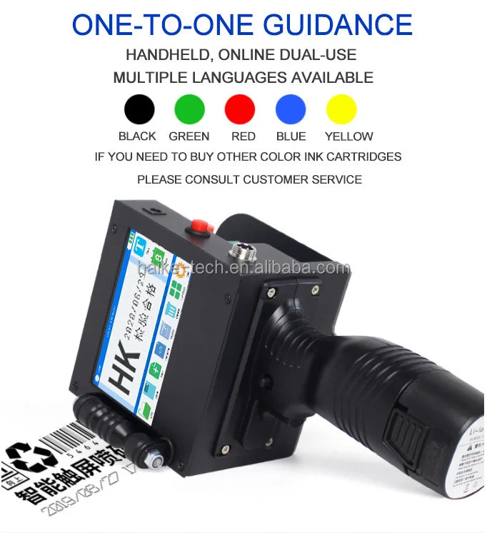 Original Ink Cartridges IQ800 IQ880 Black Red TIJ 50Mm Handheld Inkjet Printer for Industrial Inkjet Printers Cartridges