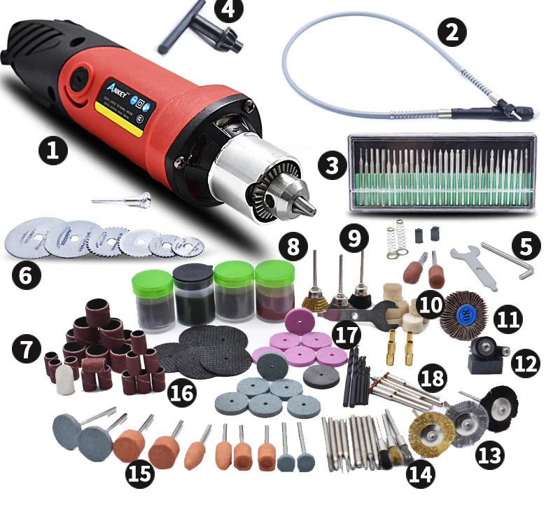 Electric Drill Engraving Pen Grinder Mini Drill Power Tools DIY Drill 480W Engraver Dremel Electric Rotary Tool Grinding Machine
