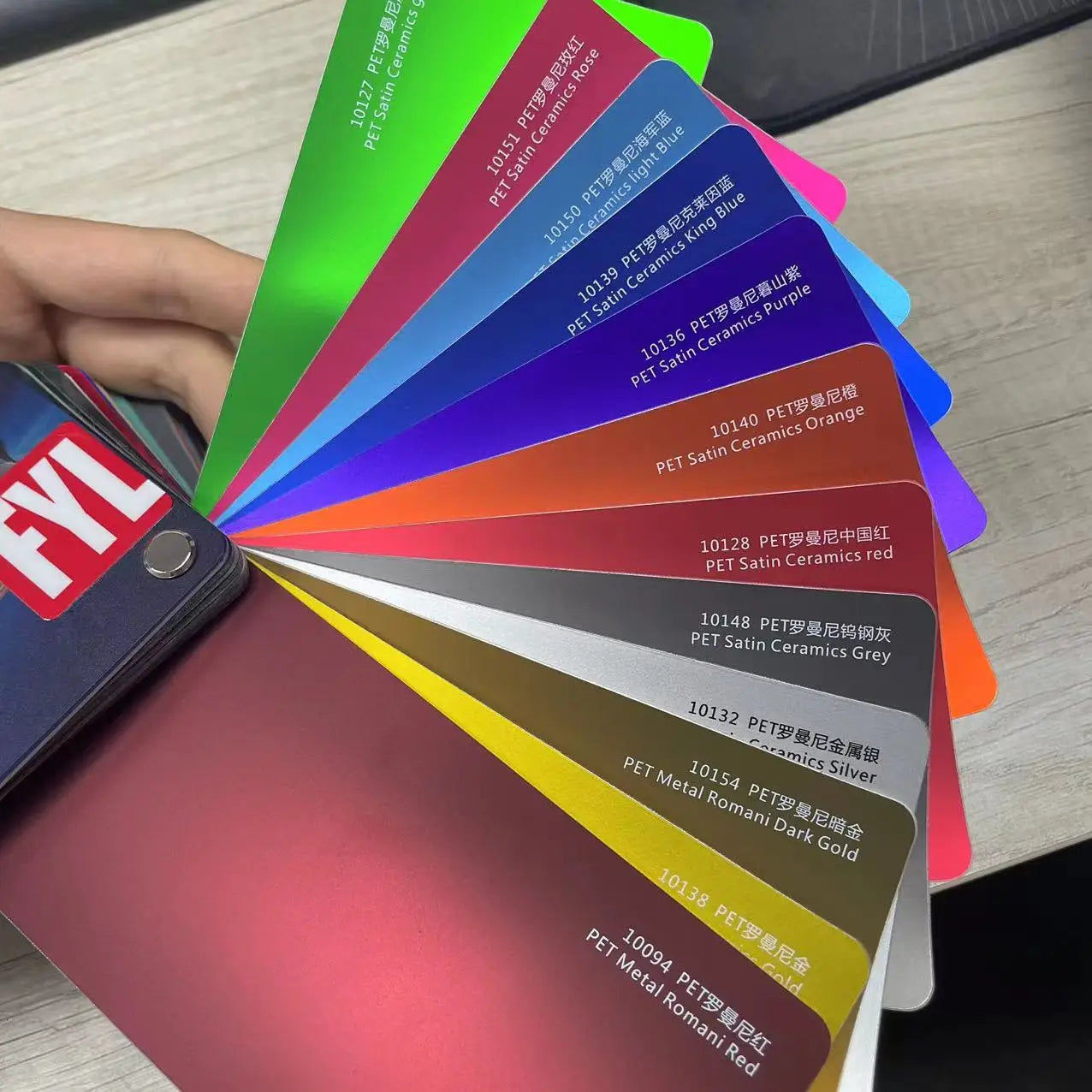 Top Quality Satin Metallic Film PET Romani Red Vinyl Adhesive Car Wrap Vinyl