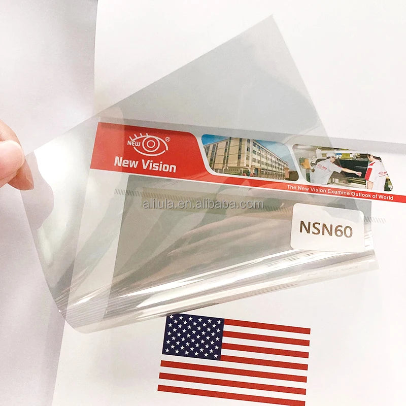High Quality Heat Insulation Solar Tint Gold Color Magnetron Sputtering Window Glass Film with About 60%VLT IRR 65% in 1.52*30m