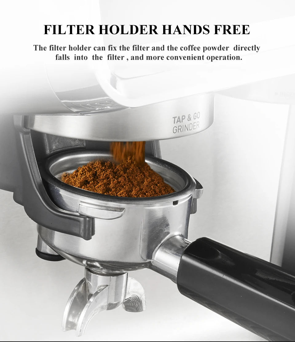 HiBREW  Barista Pro 20Bar Bean to Espresso,Cafetera  Commercial Level Coffee Machine with Full Kit for Cafe Hotel Restaurant H7