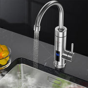220v 110v Stainless Steel Electric Water Heater Faucet 360 Degree LED Faucet Tap Single Handle for Hot & Cold Water