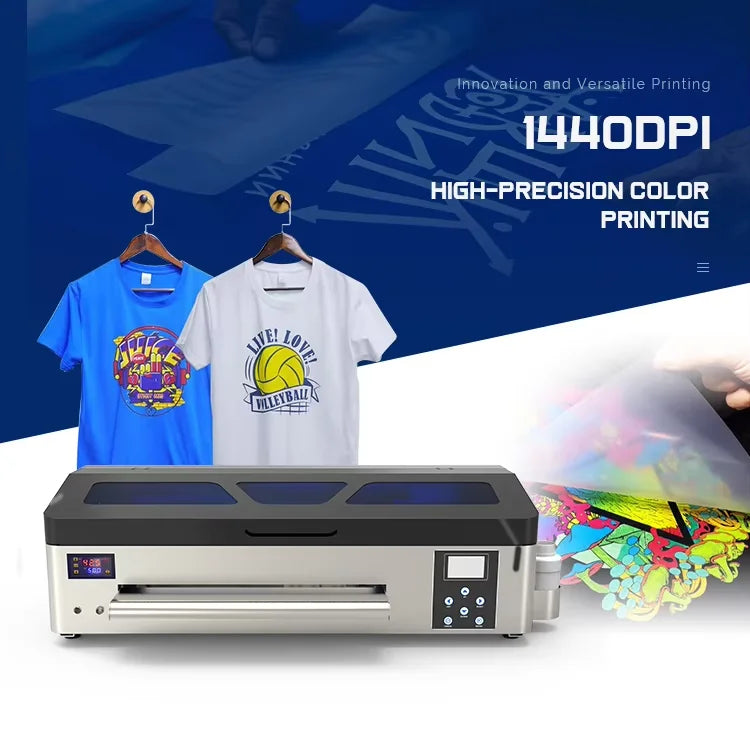 Goosam A3 1390 DTF Printers Direct to Garment Heat Transfer PET Film Dtf Printer CMYKW for T-shirt
