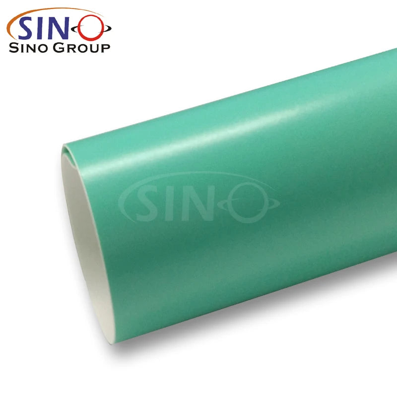 Full Car Body Stickers PVC Vinyl High Quality Removable Sticker Super Matte Satin Green Film Car Wrap Film