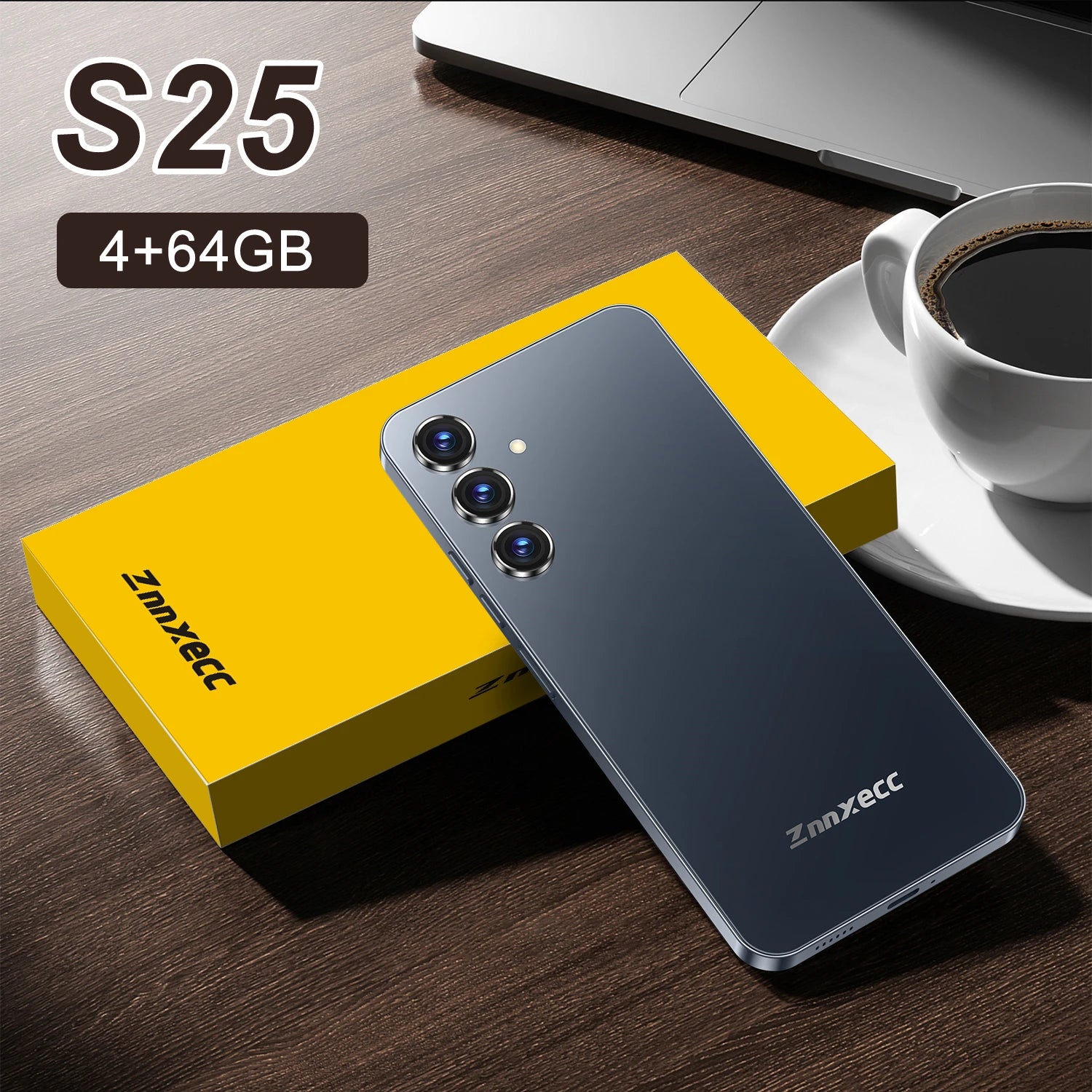 Experience smooth performance with the S254 smartphone—featuring an 8-core processor, 64GB storage, facial recognition, and high-definition screen resolution!