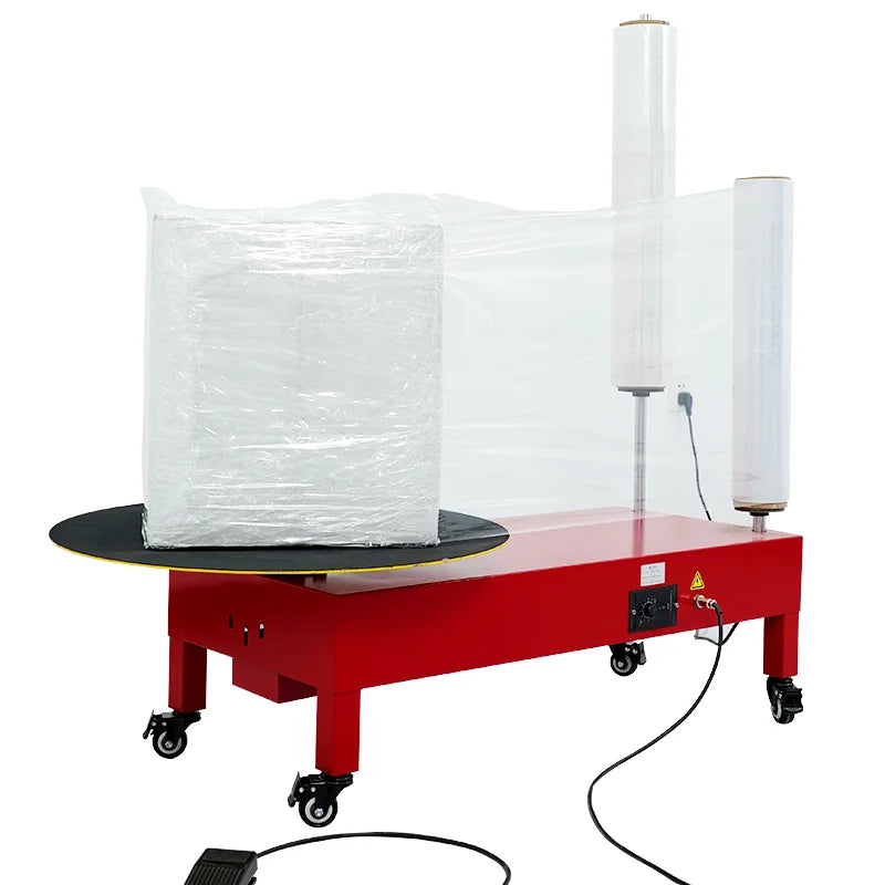 Boost your packing efficiency with this automatic stretch wrapping machine—fast, reliable, and perfect for securing your loads!