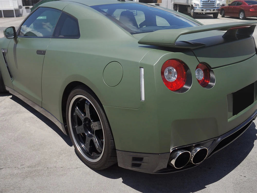 Full Car Body Stickers PVC Vinyl High Quality Removable Sticker Super Matte Satin Green Film Car Wrap Film