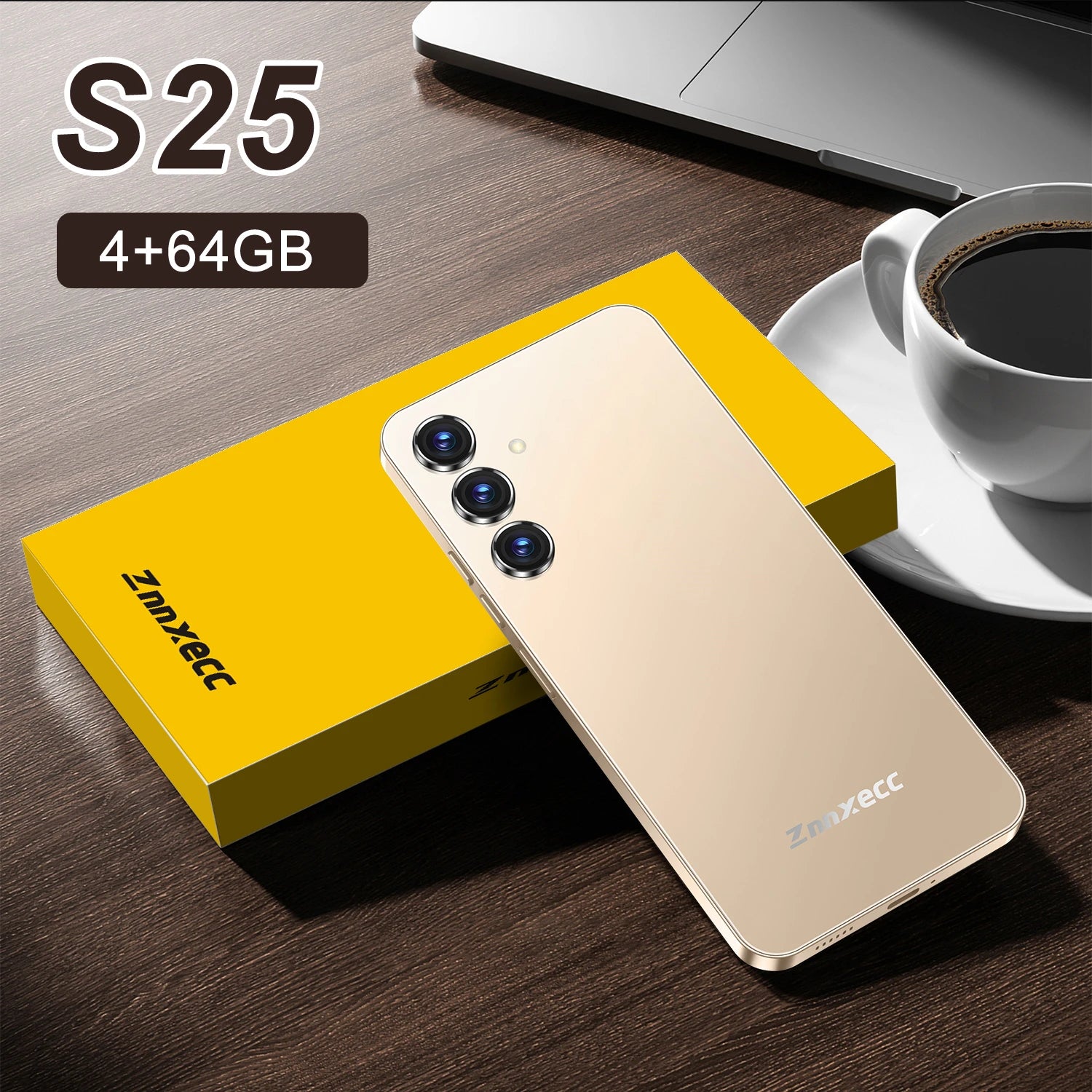 Experience smooth performance with the S254 smartphone—featuring an 8-core processor, 64GB storage, facial recognition, and high-definition screen resolution!
