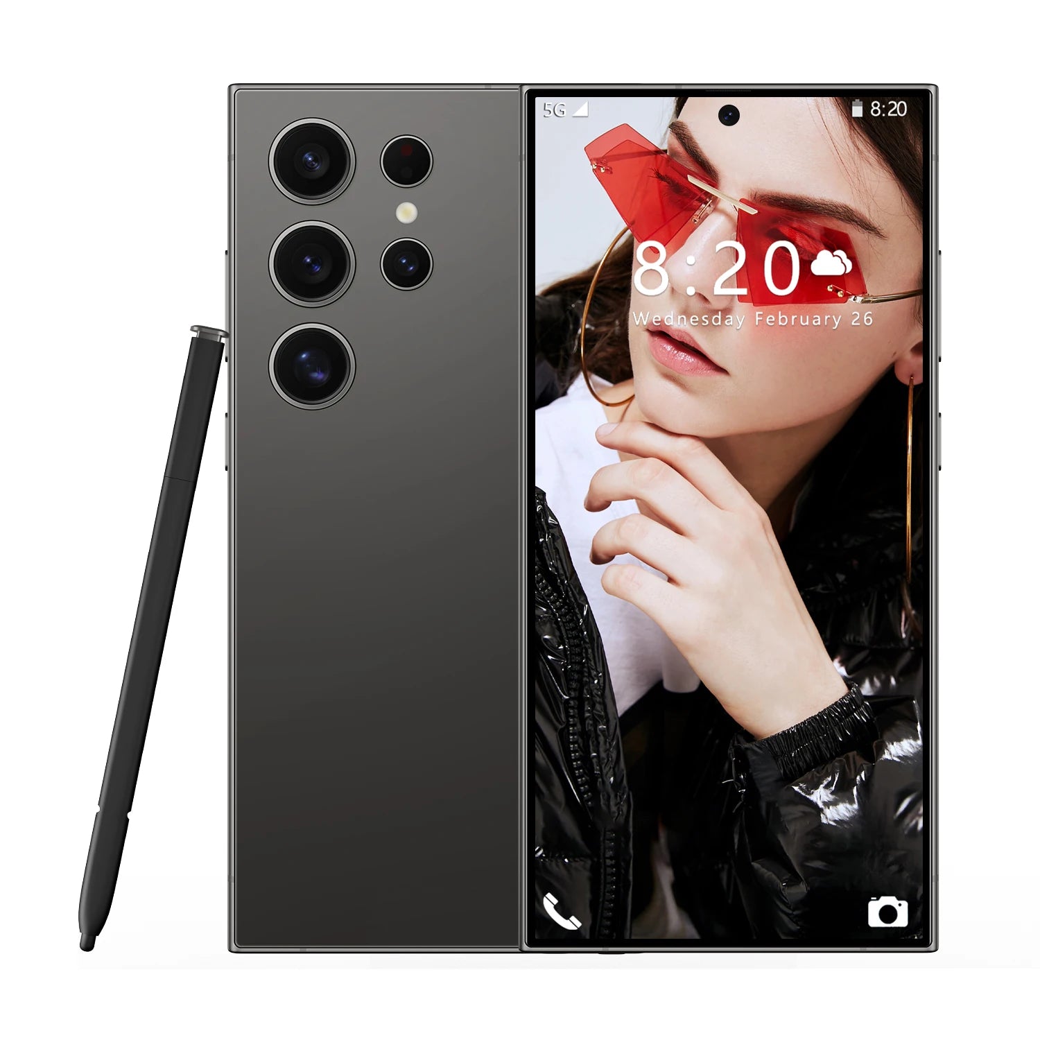 Experience cutting-edge technology with the S24 ULTRA Original smartphone—featuring a stunning 7.3-inch full screen, dual 72MP+108MP cameras, 16GB RAM, 512GB storage, GPS, and face unlock for seamless Android performance!