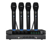 4/8 Channel Handheld/Conference/Lavalier MIC UHF Wireless Microphone Professional UHF Microphone System for Concert/stage/Church