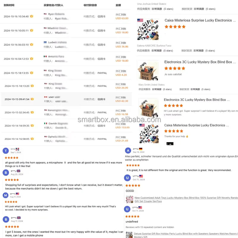 Blox Fruits Mystery Box for Speaker Laptop Microphone Smartwatch Headset Bone Conduction Headset TV Mystery Pallet Boxes