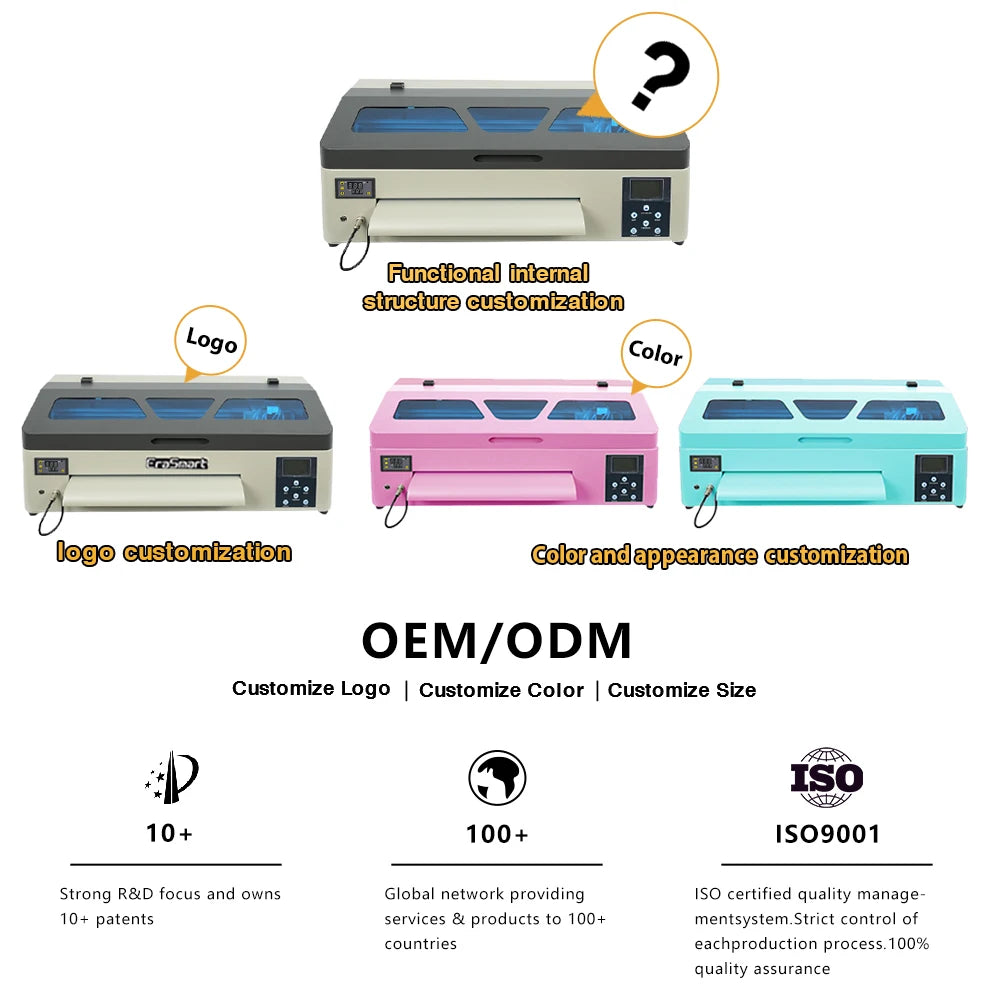 Goosam A3 1390 DTF Printers Direct to Garment Heat Transfer PET Film Dtf Printer CMYKW for T-shirt