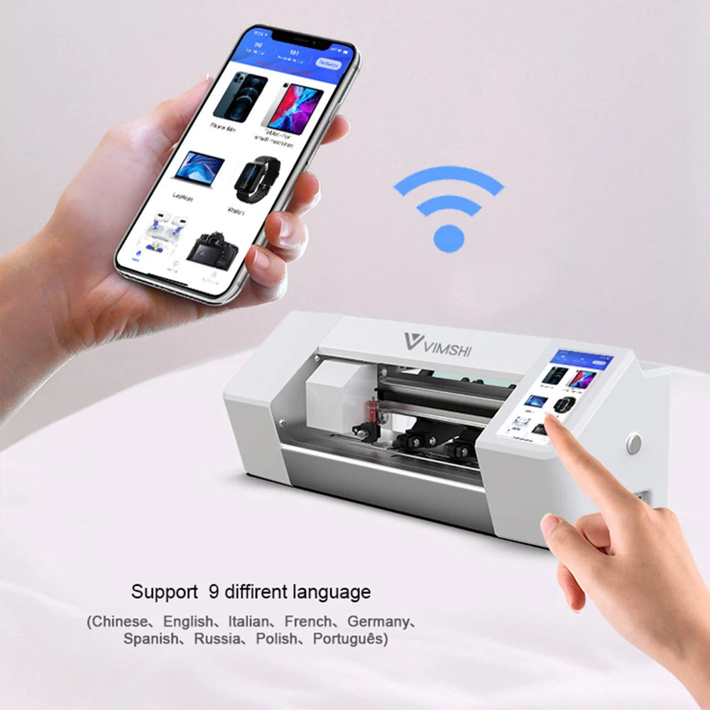 Vimshi A3 Smart Screen Protector Cutting Machine for Mobile Phones Anti-Glare Hydrogel Film for GPS Smart Watches Tablets