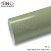 Full Car Body Stickers PVC Vinyl High Quality Removable Sticker Super Matte Satin Green Film Car Wrap Film