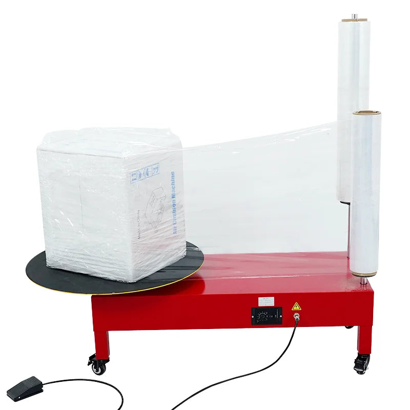 Boost your packing efficiency with this automatic stretch wrapping machine—fast, reliable, and perfect for securing your loads!