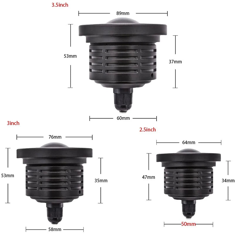 2pcs 3.0 Angel Eyes Fog Lamp 12V Universal 2.5 COB LED DRL Lamp 3.5 Driving Lights White Blue Pink Yellow Green 64/76/89mm