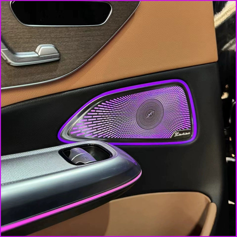 24 Mercedes-Benz E300L Luminous Turbine Air Outlet Ambience Light E260l Luminous Cover Ambience Light Rotate Treble