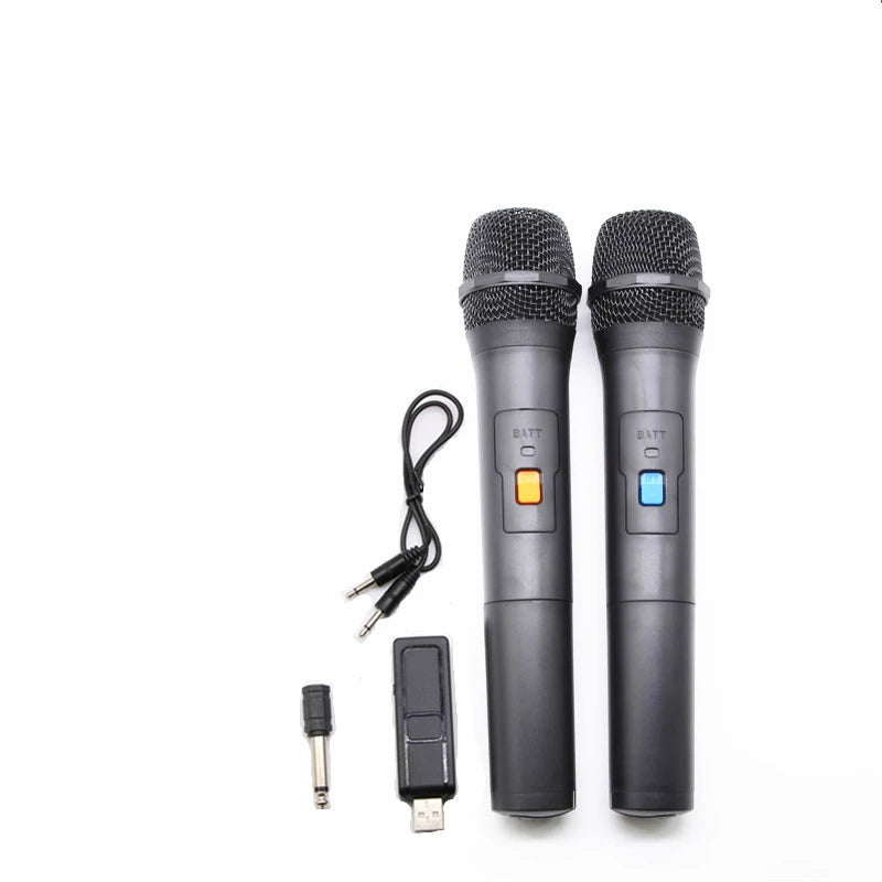 Wireless Microphone U Band Rod Stereo Handheld Microphone Outdoor Square Dance Power Amplifier, Speaker Singing Universal Headset