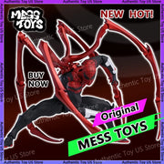 New MessToys Spiderman Figure Mess Toys Superior Neighbor Action Figure CT Toys Black Red Spider Man Figurine Kid Toy Gift