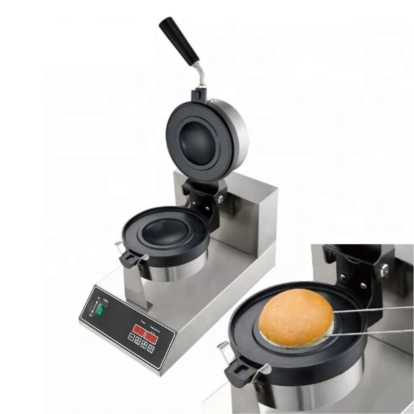 UFO Burger Machine Ice Cream Hamburg Maker Commercial rotary 110V 220V Gelato Panini Press machine