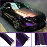 PET Diamond Purple&Gold Car Vinyl Film PVC Waterproof Scratch Resistant Sticker Motorcycle Auto Body Exterior Decoration Film