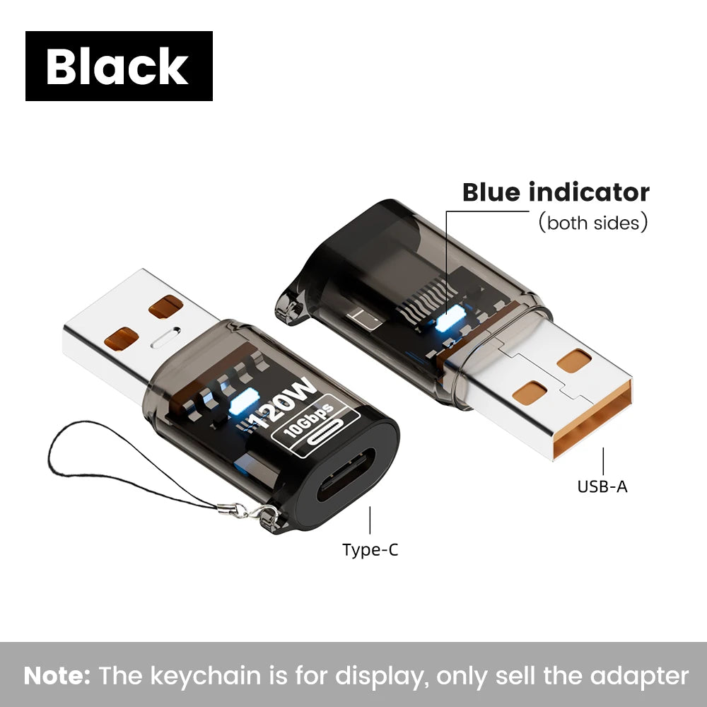 Type C To USB A OTG Adapter USB 3.2 to Type C Fast Charging Connector For iPhone 15 16 Macbook iPad Huawei P60Xiaomi