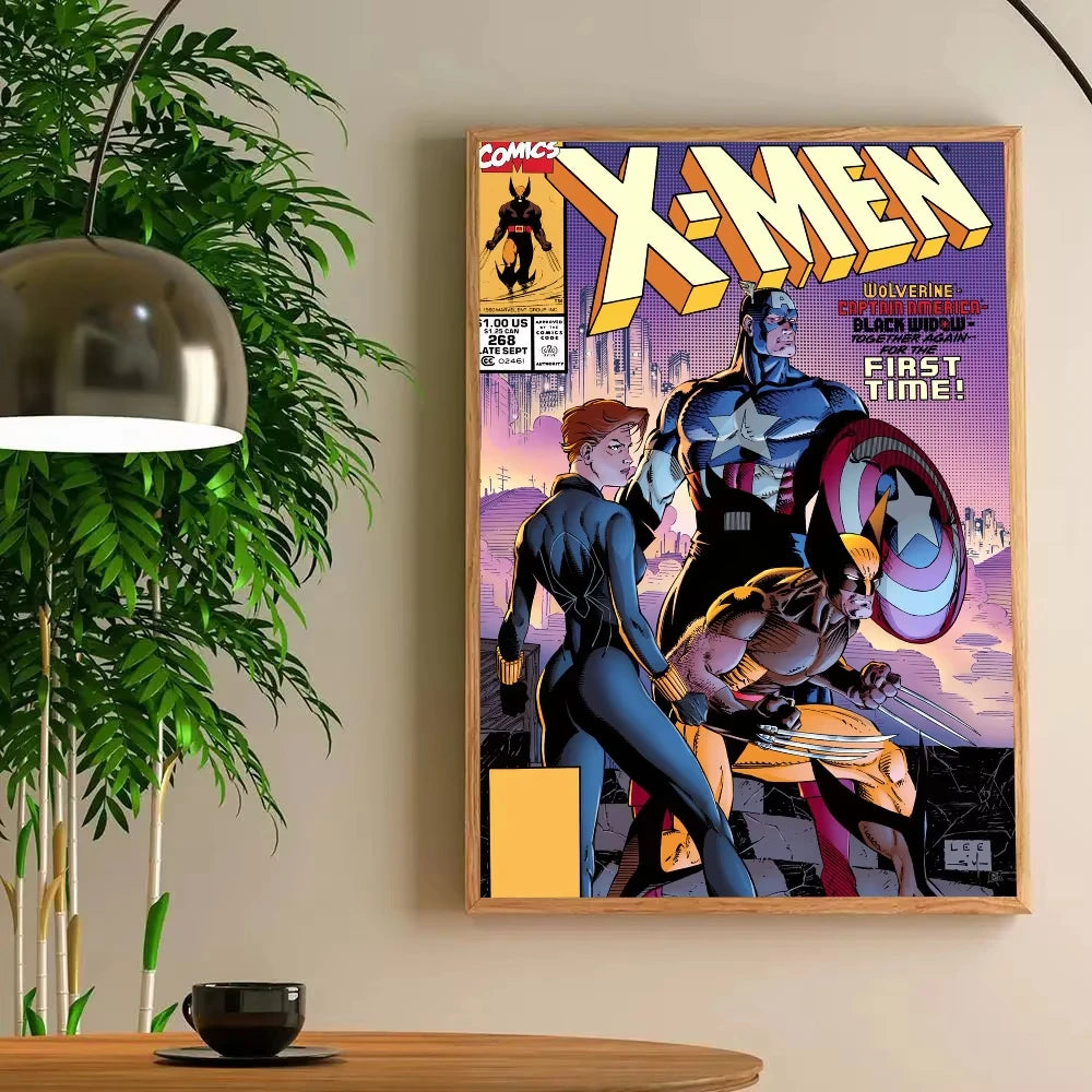 1pc X-X-M-MEN Classic Movies Poster Poster Art Print Bar Living Room Furniture Decor