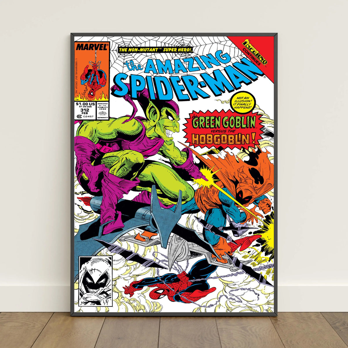 Spiderman Comic Book Covers Poster _ Peter Parker Wall Art _ Movie Canvas Print