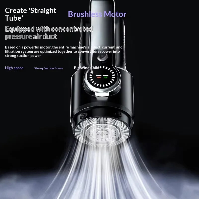 Car vacuum cleaner wireless one-button dust dump high-power portable vacuum cleaner large suction mini handheld vacuum cleaner