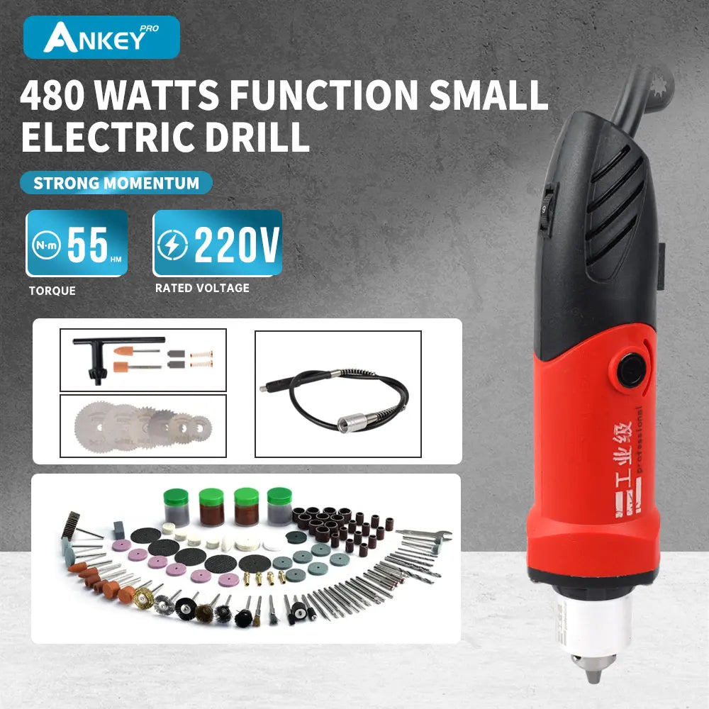 Electric Drill Engraving Pen Grinder Mini Drill Power Tools DIY Drill 480W Engraver Dremel Electric Rotary Tool Grinding Machine
