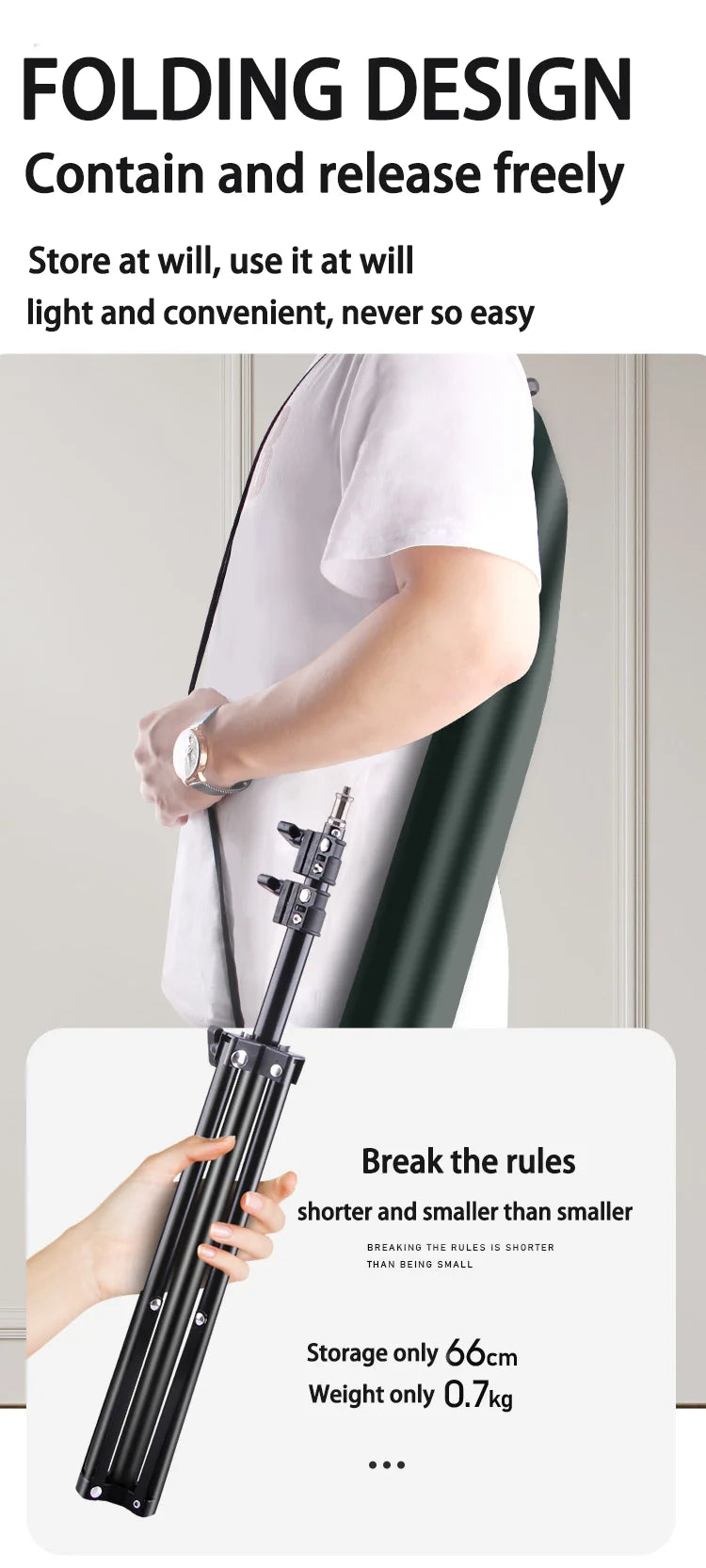 Projector stand live tripod portable photo video selfie flat-standing folding mobile phone stand triangular wholesale