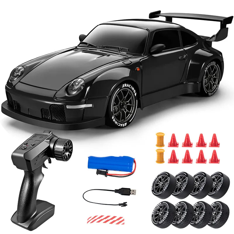 1: 24 Speed Four-wheel Drive RC Drift Remote Control Car 2.4G Remote Control Racing Car Children Electric Toy Christmas Gift