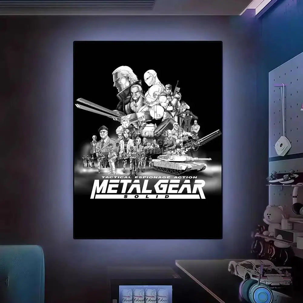 Gift Frameless Poster Personalized Gift For Lovers Customizable Decorative Home Decor Hot Game Metal Gear Solid Solid