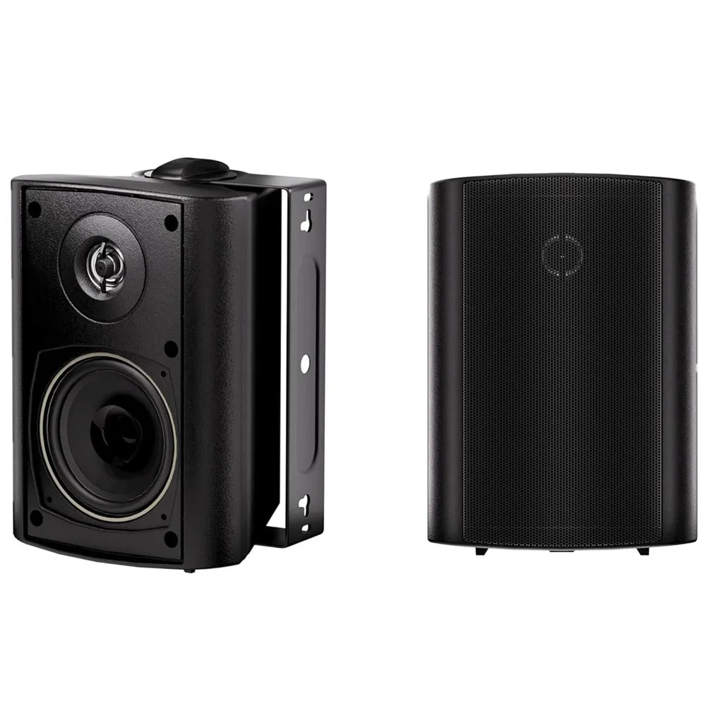 Herdio 2PCS 4'' Passive Indoor Outdoor Speakers With 200W Powerful Bass Expansive Stereo Sound Coverage All-Weather Durability