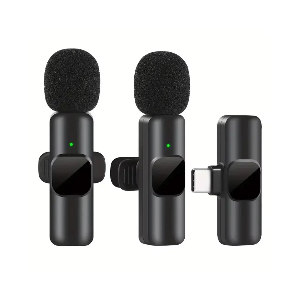 NEW Wireless Lavalier Microphone for Live Streaming/YouTube/TikTok/Facebook Live Noise Reduction Mic For iPhone/Android