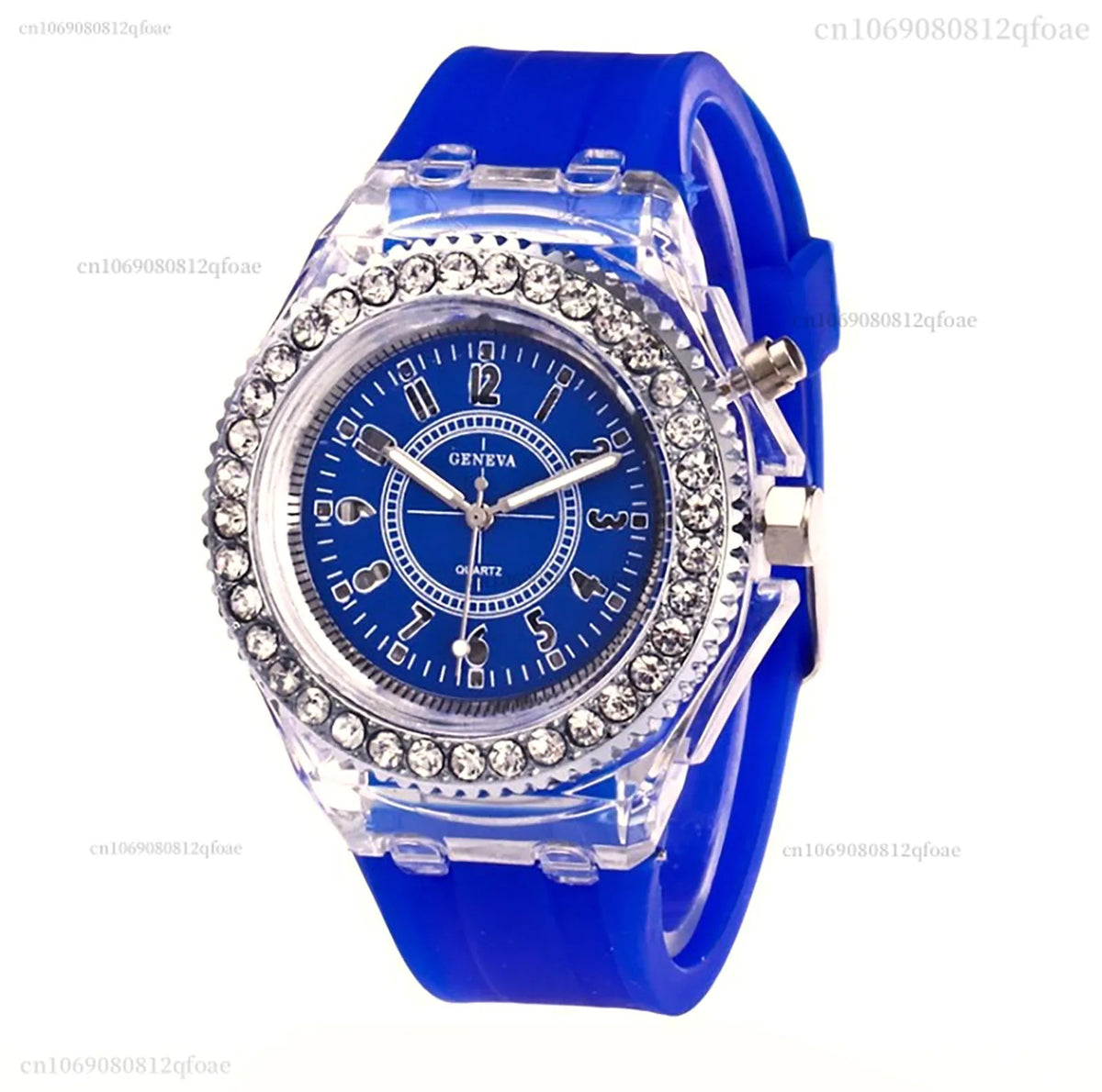 Luminous Colorful LED Luminous Watch for Male and Female Students, Fluorescent Quartz Hand for Male and Female Students