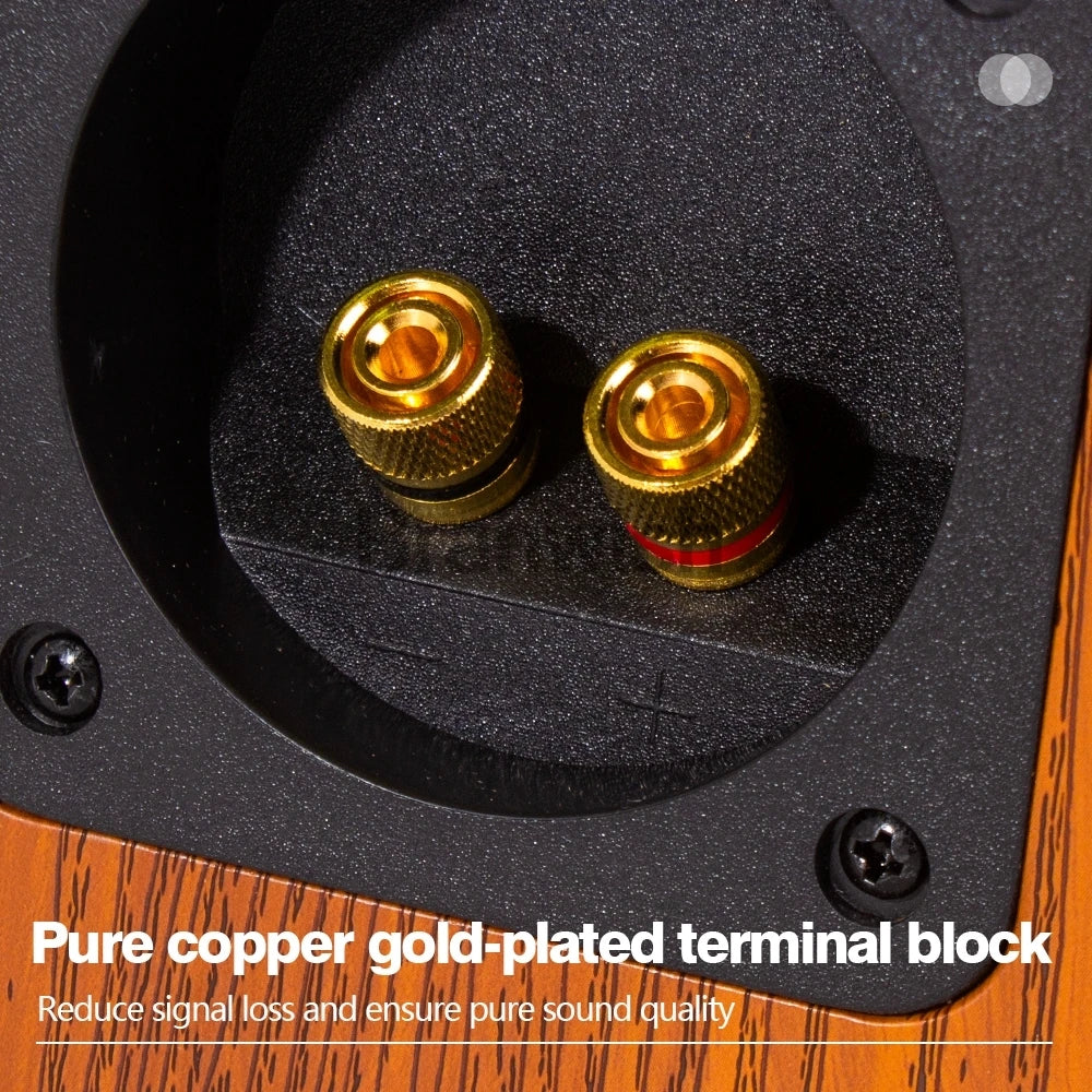 120W High-power High-fidelity Speaker Home HIFI Fever Passive Audio Home Theater Bookshelf Desktop Surround 4 Inch Speakers